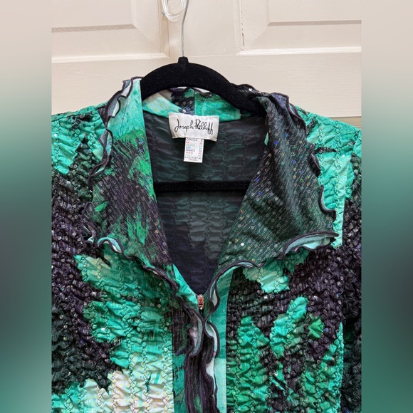 Joseph Ribkoff Multicolor Textured Blouse - Picture 10 of 14
